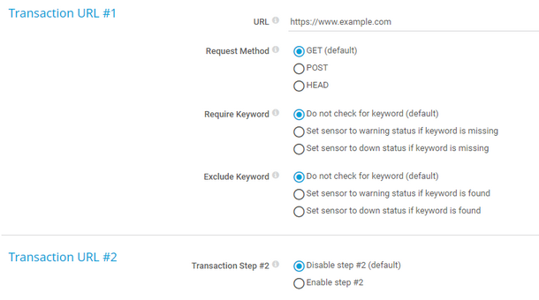 Transaction URL #x Transaction URL #x